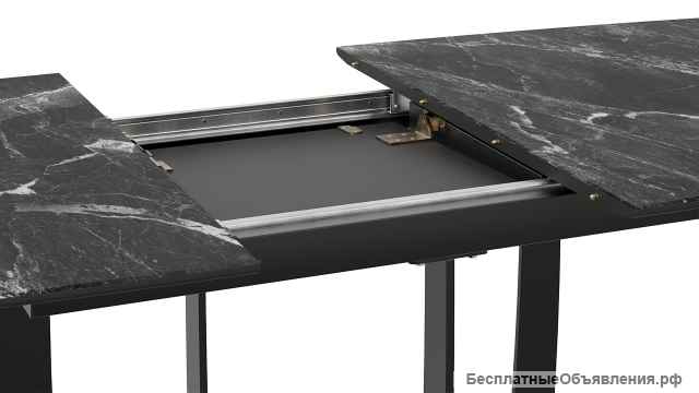 Стол обеденный «Орфей» Цвет-Черный муар