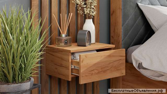 Тумба универсальная Тип 1 Цвет-Дуб Крафт золотой