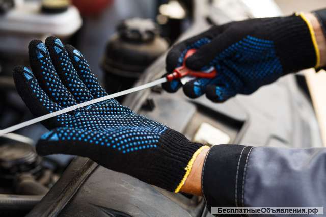 Перчатки хб и хб с пвх Несколько штук в наличии