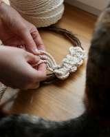 Веревка крученая для макраме, канат 6 мм