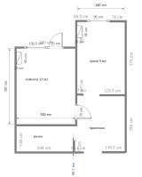 Квартира 1-к. СЖМ, ЖК Спутник