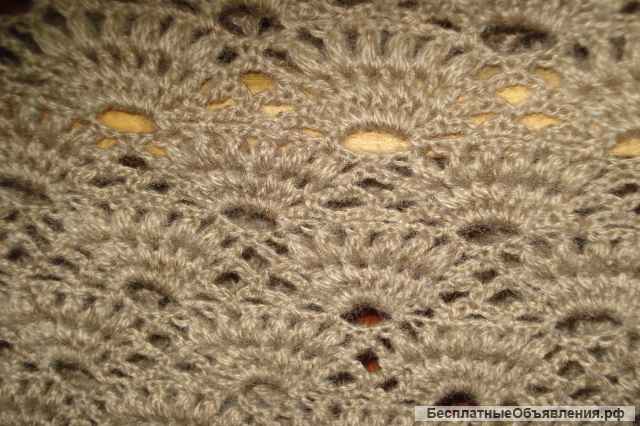 Шаль-бактус ручной работы