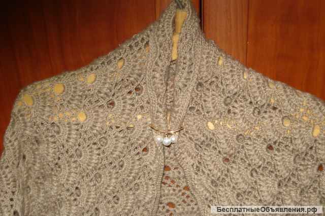 Шаль-бактус ручной работы