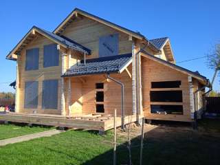 Строительство домов и бань из бруса любой сложности, полностью под ключ