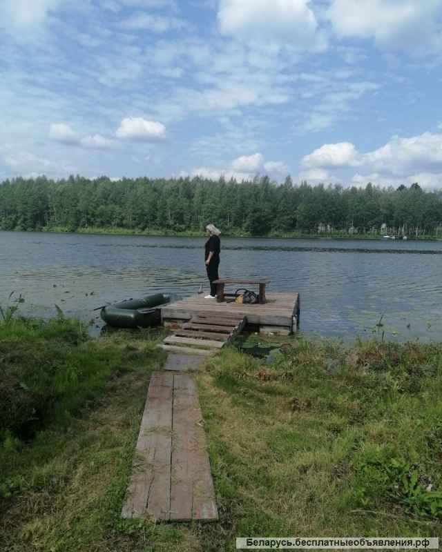 Большой участок, дом, 100 м от озера