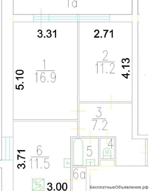 Квартира в Лосиноостровском р-не, ул. Малыгина 5к1