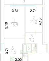 Квартира в Лосиноостровском р-не, ул. Малыгина 5к1
