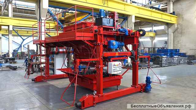 Линия для формования преднапряженных плит перекрытия