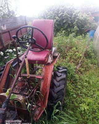 Трактор самодельный, без двигателя