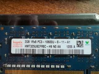Оперативная память Hynix DDR3 2gb PC3-10600U