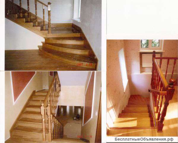 Деревянные лестницы в Пушкино, в Москве и Московской области