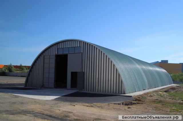 Строительство арочных ангаров под ключ