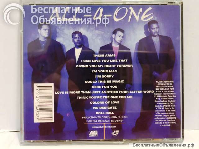 CD диск All-4-One And The Music Speaks. 1995.
