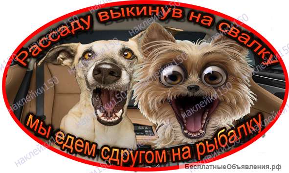 Наклейки на заднее стекло авто