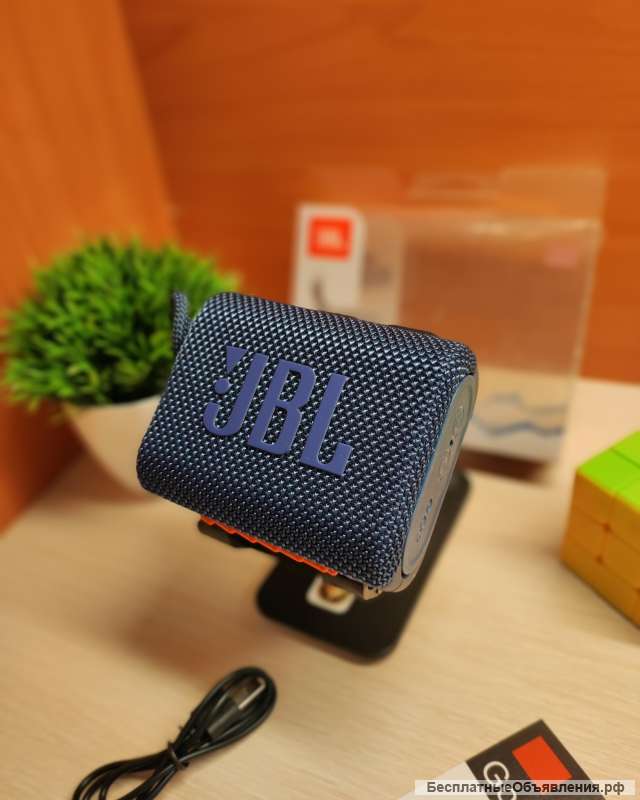 Компактная Колонка JBL Go 3 Тёмно-Синяя