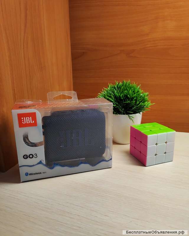 Компактная Колонка JBL Go 3 Тёмно-Синяя