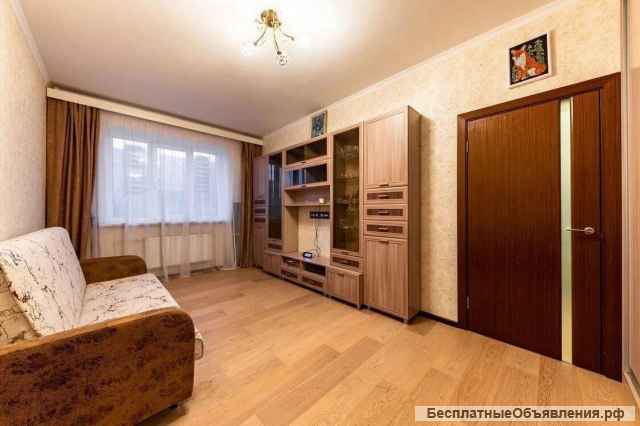 1к.кв.35м2, ПП, ЕВР.+меб. и б/тех, Рыбацкий пр, 15, метро Рыбацкое-15мин/пешком