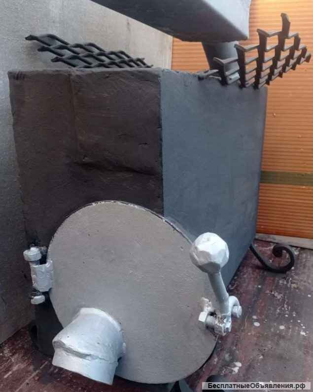 Печь для дома бани гаража Батари