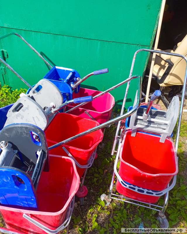 Тележки уборочные