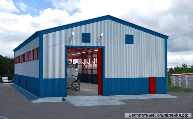 Быстровозводимые металлоконструкций и сэндвич панели