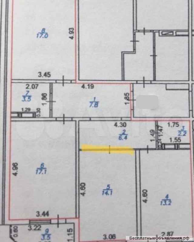3 к.кв. ЗИП ул. Артюшкова, 81.1/ 48.3/ 13.2, эт. 9/ 14 панель.