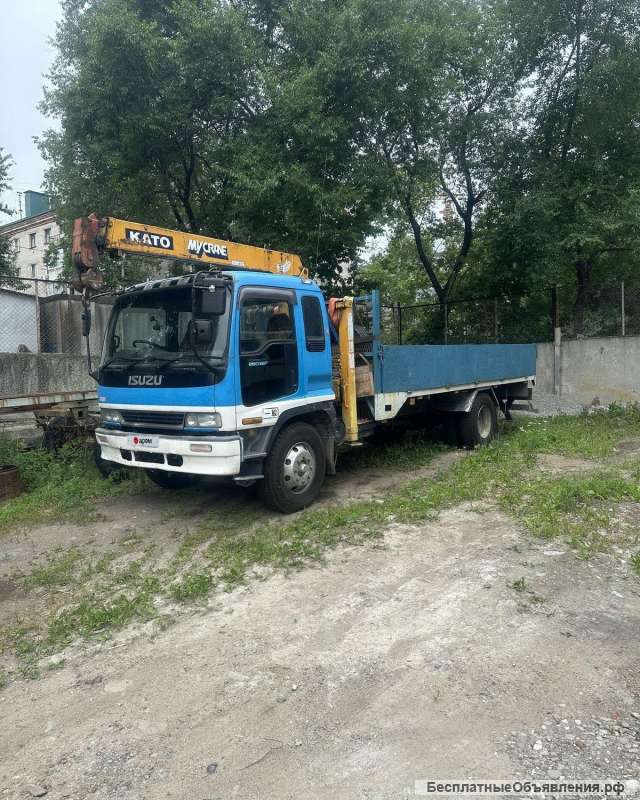 Грузовик с крановой установкой 8т