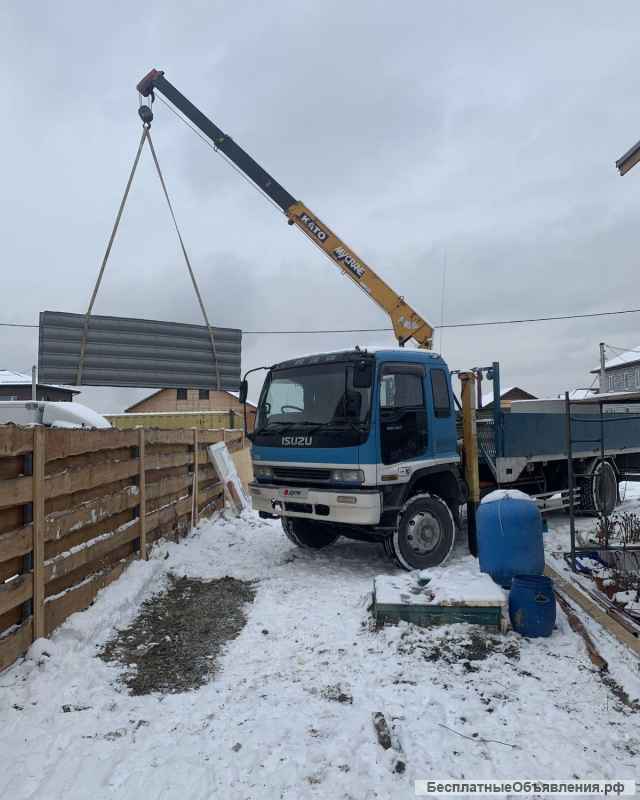 Грузовик с крановой установкой 8т