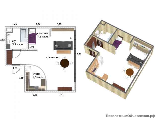 ЖК Берег, продается квартира