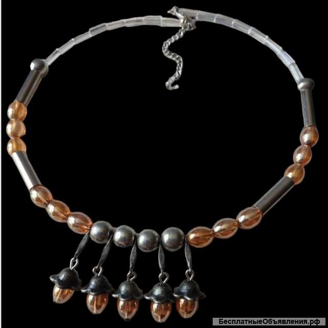 Новое колье чокер стекло