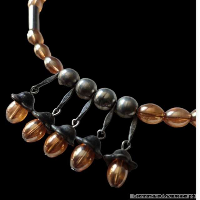 Новое колье чокер стекло