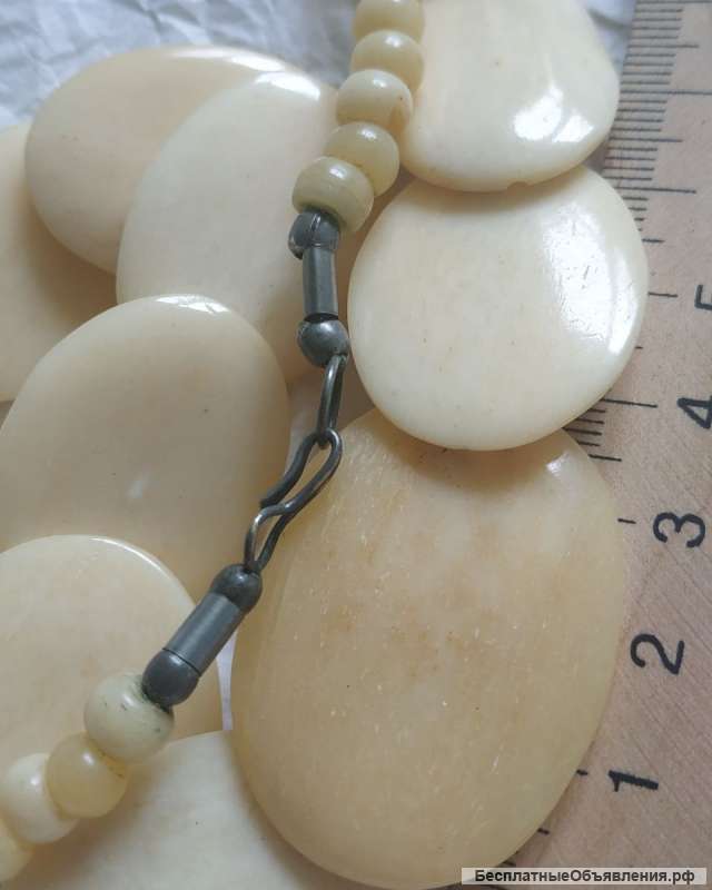 Бусы - колье натуральная кость Индия
