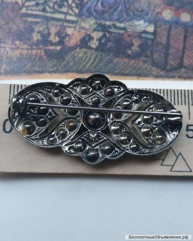 Брошь брошка винтаж крупная большая