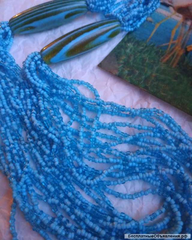 Бусы Чехия винтаж