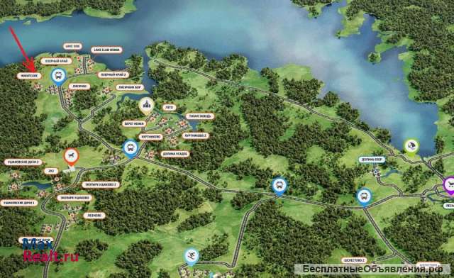 Земельный участок 14 соток и дом 214 кв м на Истринском водохранилище