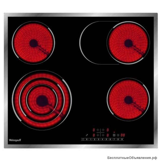 Электрическая плита Встраив. модульная эл. панель Weissgauff HV 643 BSX