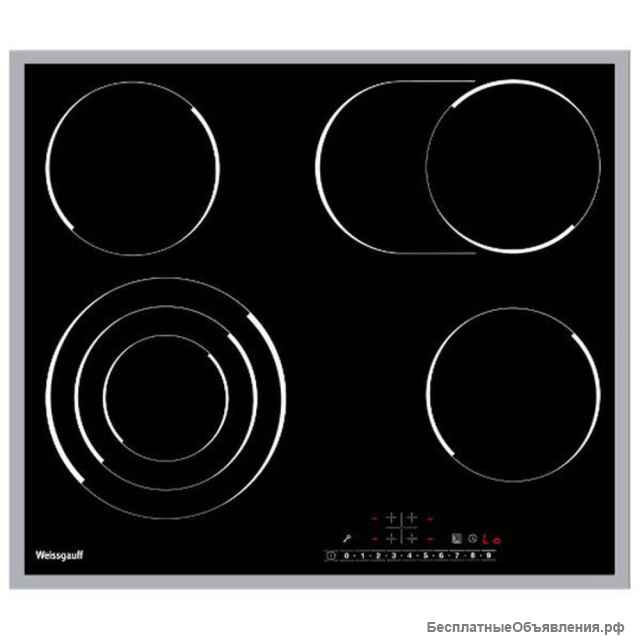Электрическая плита Встраив. модульная эл. панель Weissgauff HV 643 BSX