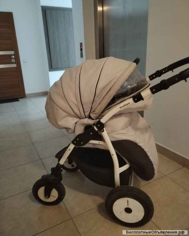 Детская коляска люлька+ прогулочный блок