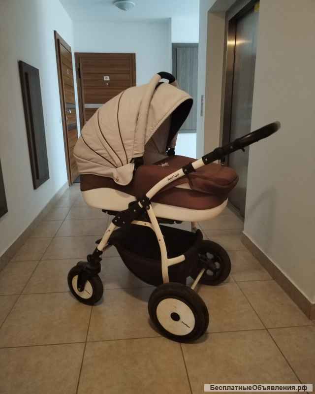 Детская коляска люлька+ прогулочный блок