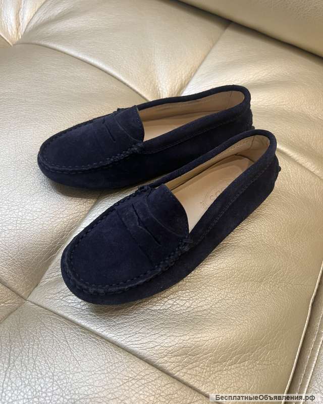 Мокасины детские для мальчика TODS
