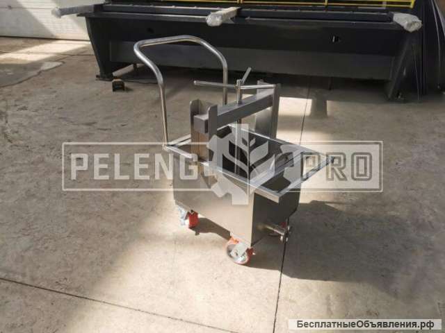 Пресс-тележка для творога и сыра на 100 литров