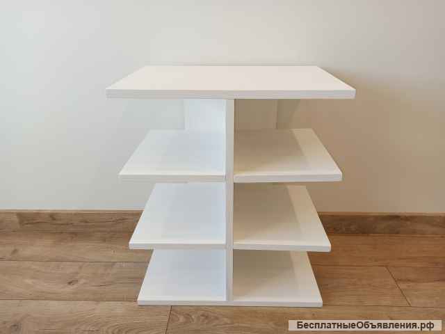 Обувница из массива дерева со съёмными полками