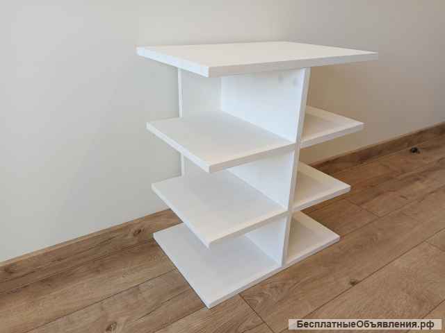 Обувница из массива дерева со съёмными полками