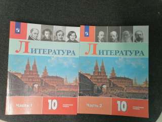 Учебник Коровин Литература 10 класс часть 1 и 2 углублённый уровень Просвещение 2019 год