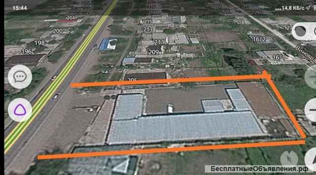Продажи, цена снижена за объект без оборудования