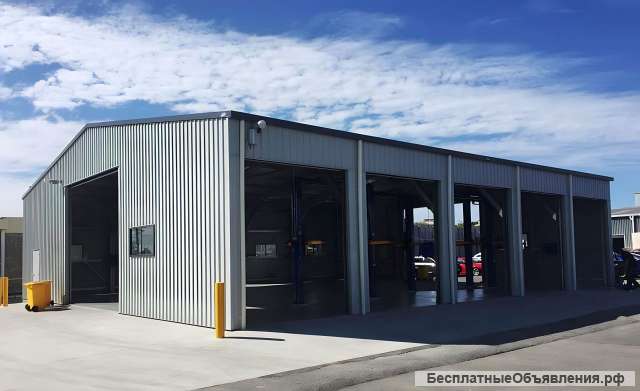 Строительство автосервисов. Быстровозводимые здания.