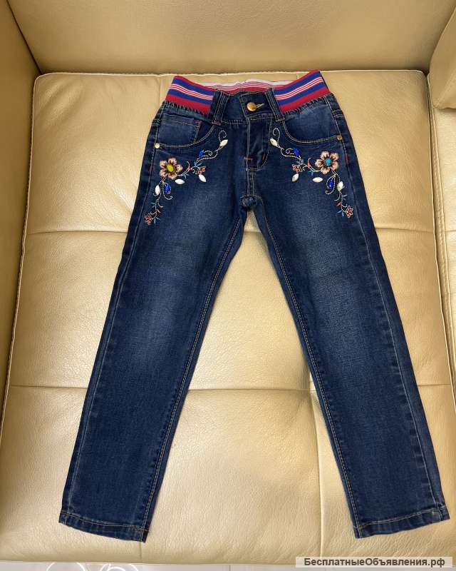Джинсы для девочки новые