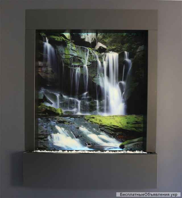 Водоспади по склу