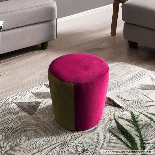 Разноцветный пуф