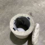 Круглый пуф с крышкой