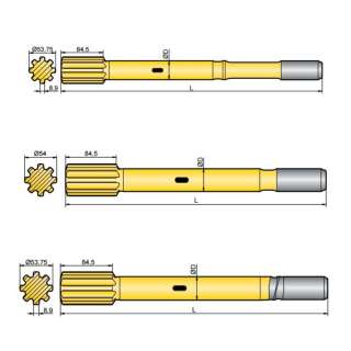 Хвостовик аналог Atlas Copco COP 1550, COP 1550, COP 1638, COP 1838, COP 2238